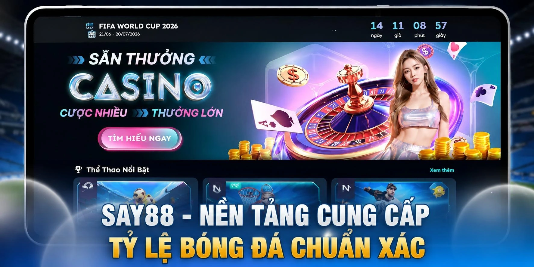 SAY88 mang đến hệ thống tỷ lệ bóng đá chính xác, liên tục cập nhật trước và trong suốt thời gian diễn ra trận đấu. SAY88 mang đến hệ thống tỷ lệ bóng đá chính xác, liên tục cập nhật trước và trong suốt thời gian diễn ra trận đấu.